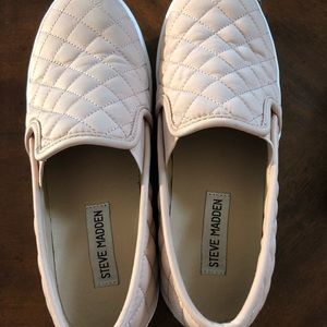 Steve Madden pink, slip on, shoes